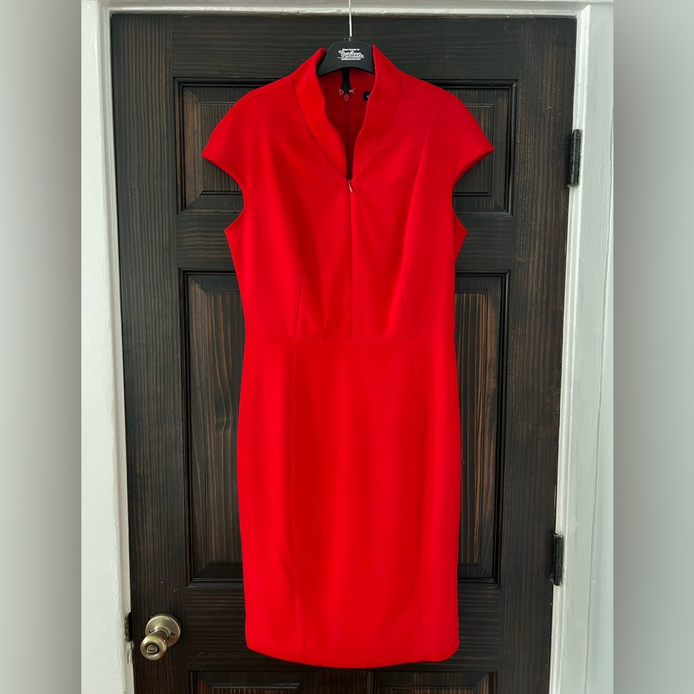 Nora Gardner Evelyn Dress Power Red Dress Size 10